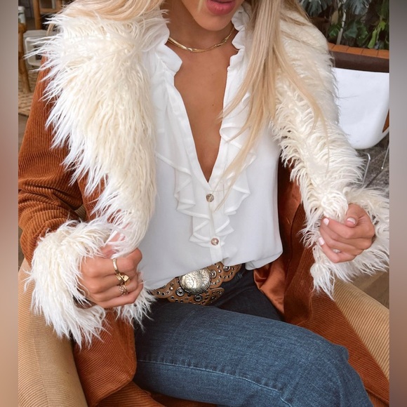 SHOW ME YOUR MUMU PENNY LANE COAT size Large - Picture 2 of 11